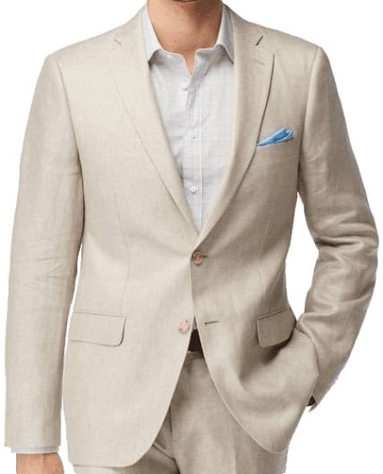 Indochino Sailsbury Linen Cream Suit