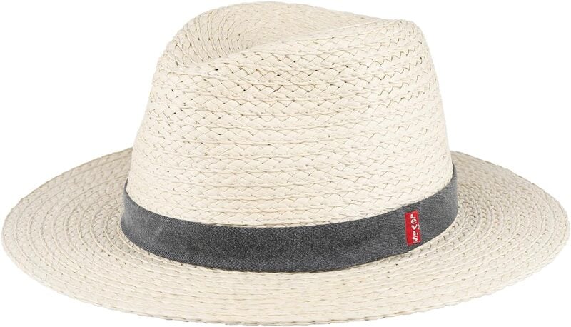 Levi’s Men’s Lightweight Straw Fedora Panama Hat