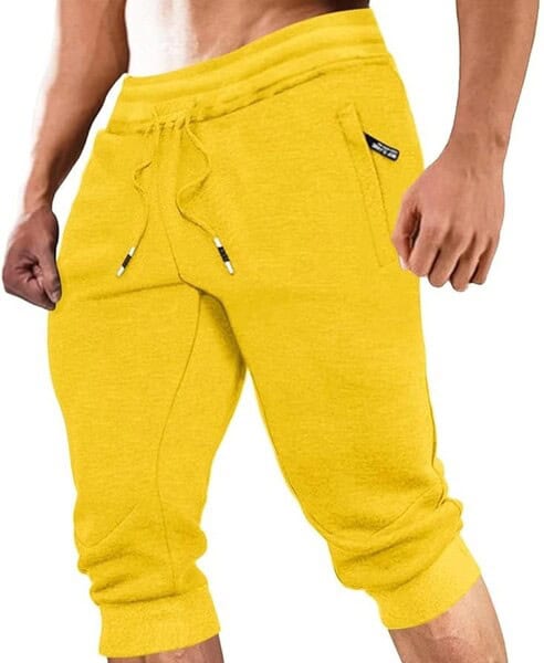 MAGCOMSEN Men’s 3/4 Joggers Capri Pants
