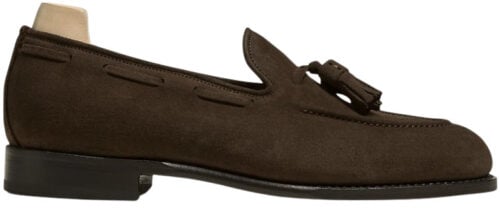 Myrqvist Mölle Dark Brown Suede Loafers