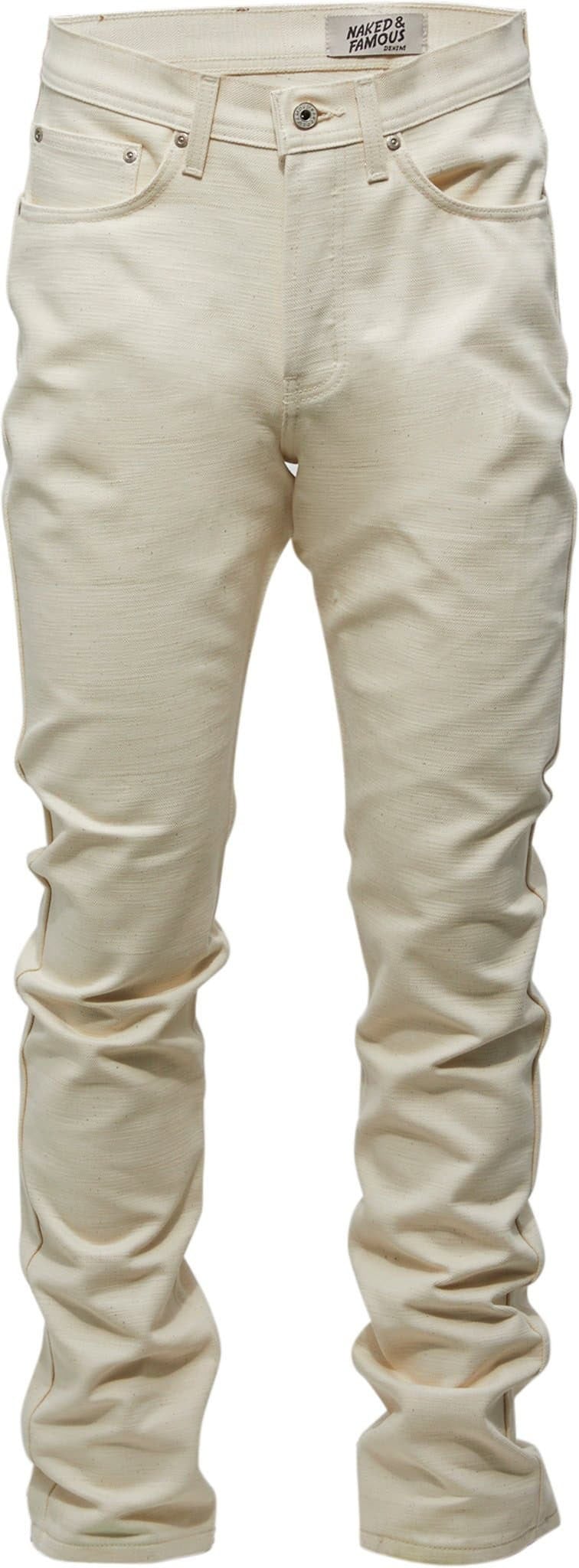 Naked & Famous Weird Guy Undyed Frankenstein Denim Pant