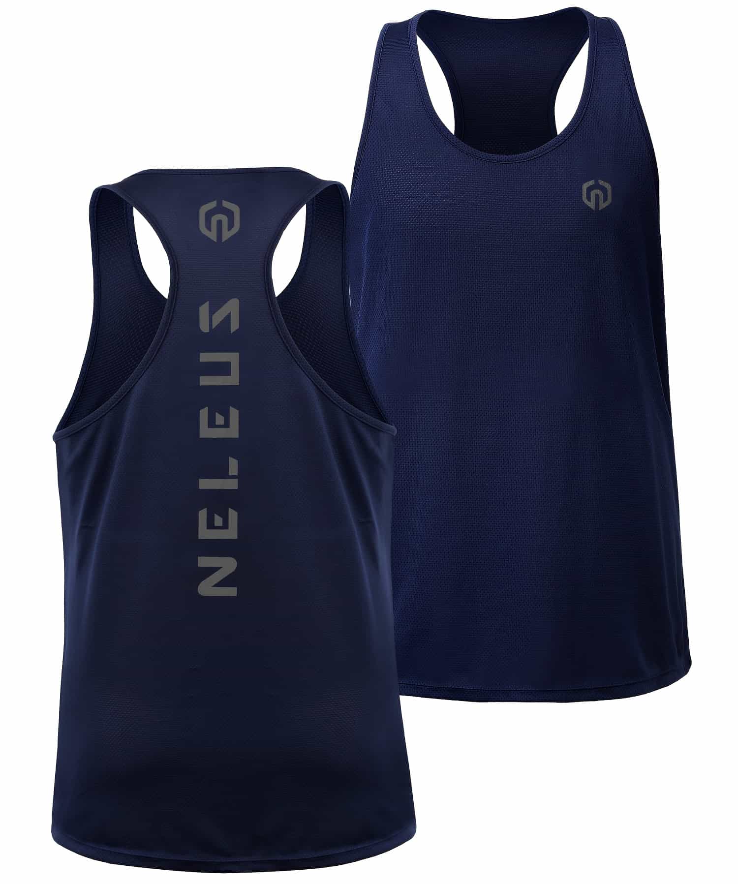 Neleus Dry Fit Y-Back Muscle Tank Top