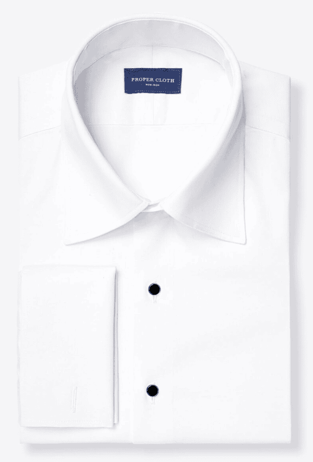 Proper cloth tuxedo shirt
