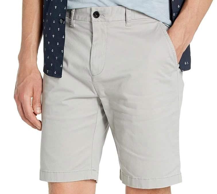 TOMMY HILFIGER MEN’S CASUAL STRETCH CHINO SHORTS
