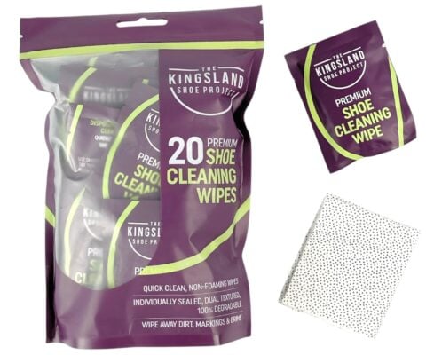 The Kingsland Shoe Project Premium Shoe Cleaning Wipes