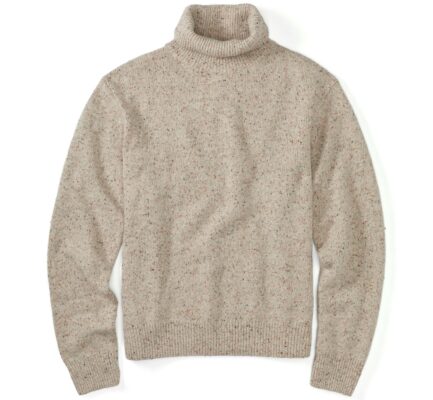 Wax London Donegal Roll Neck Jumper