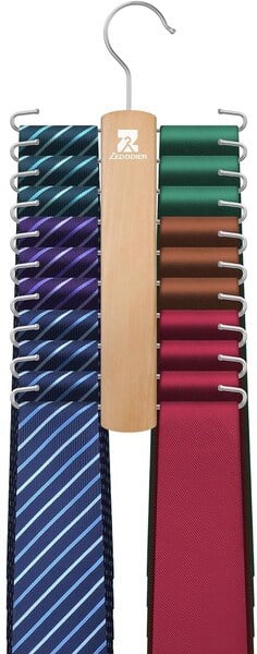 Zedodier Wooden Tie Rack