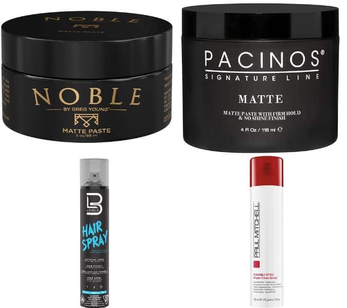 styling products for a modern faux hawk hairstyle