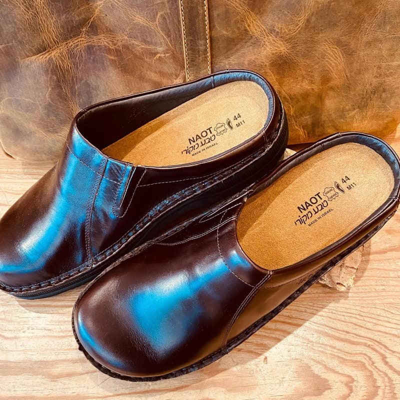 the Naot Bjorn Leather Clogs