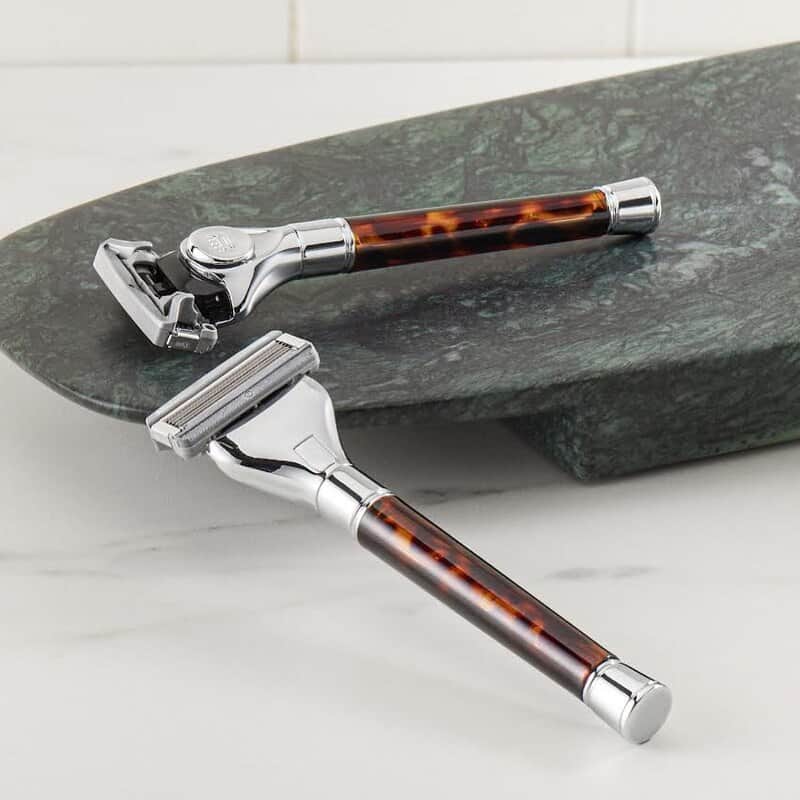 the cremo tortoise handle 5 blade razor