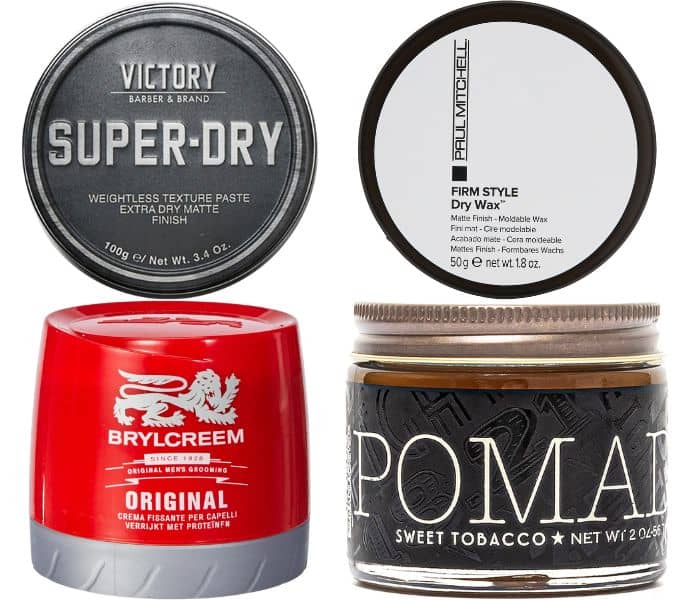Men's Matte and Shine Hair Styling Products