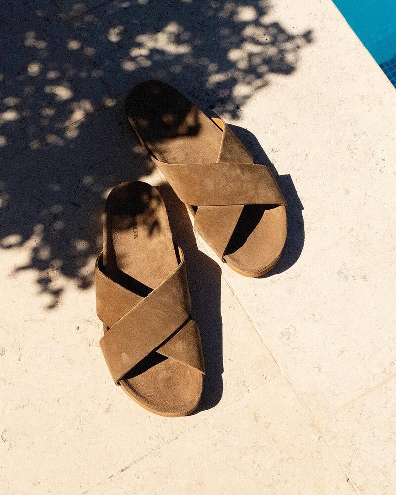 the myrqvist solvik suede sandals