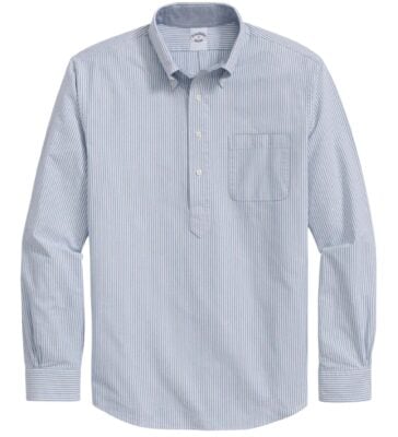 Brooks Brothers Friday Oxford Pop-Over Shirt