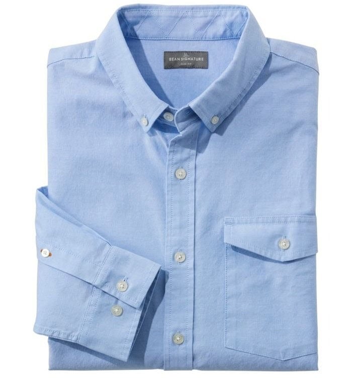 L.L. Bean Signature Premium Pima Cotton Oxford Shirt