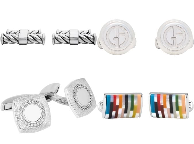 The best silver cuffflinks for men