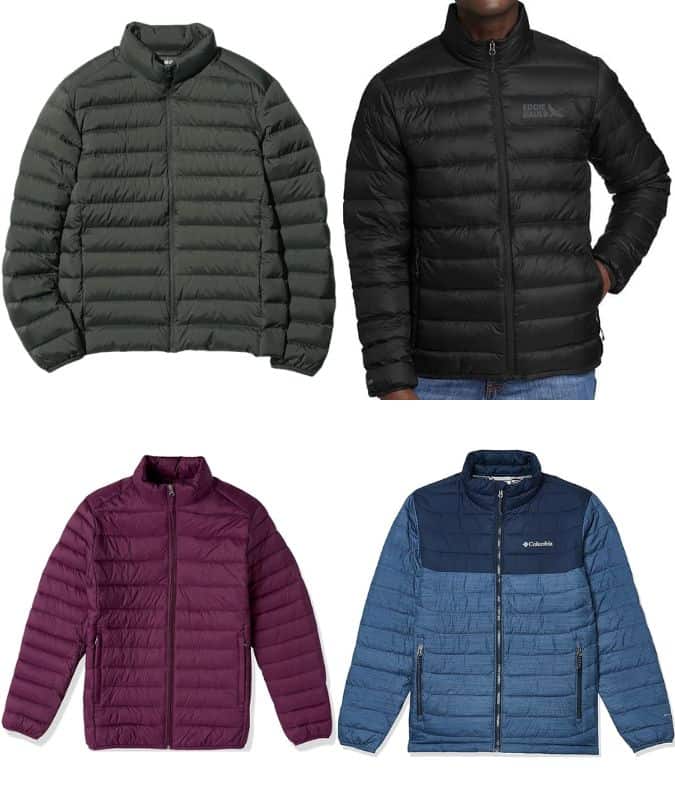 Lightweight puffer jackets