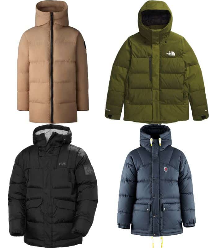 Winterproof puffer jackets