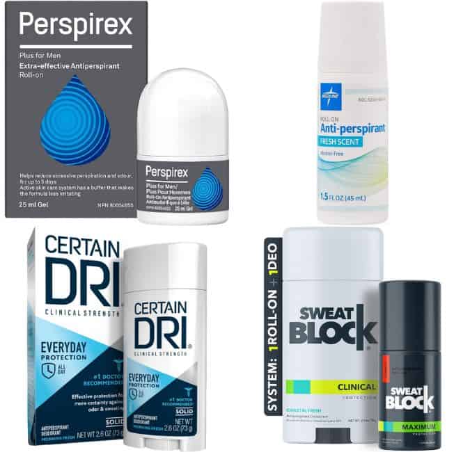 Best products for excess sweating