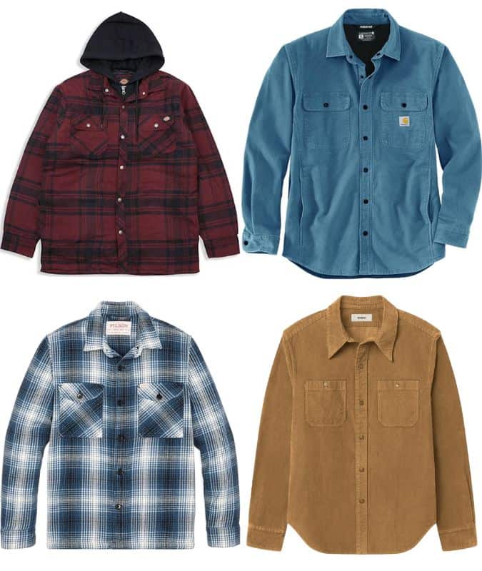 The best workwear overshirts for men