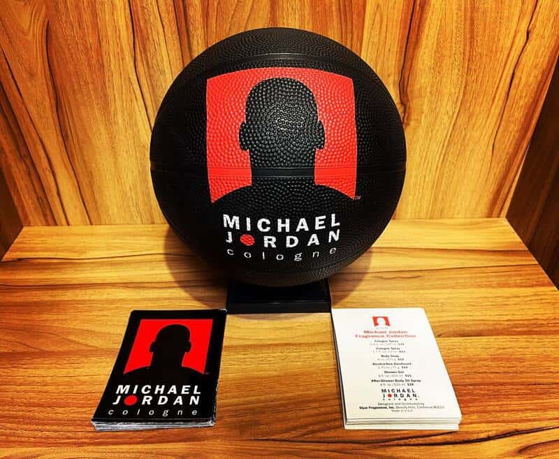 a collection of michael jordan colognepromotionitems