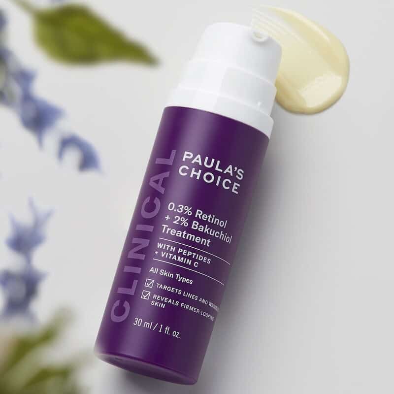 a bottle of paula's choice clinical with retinol
