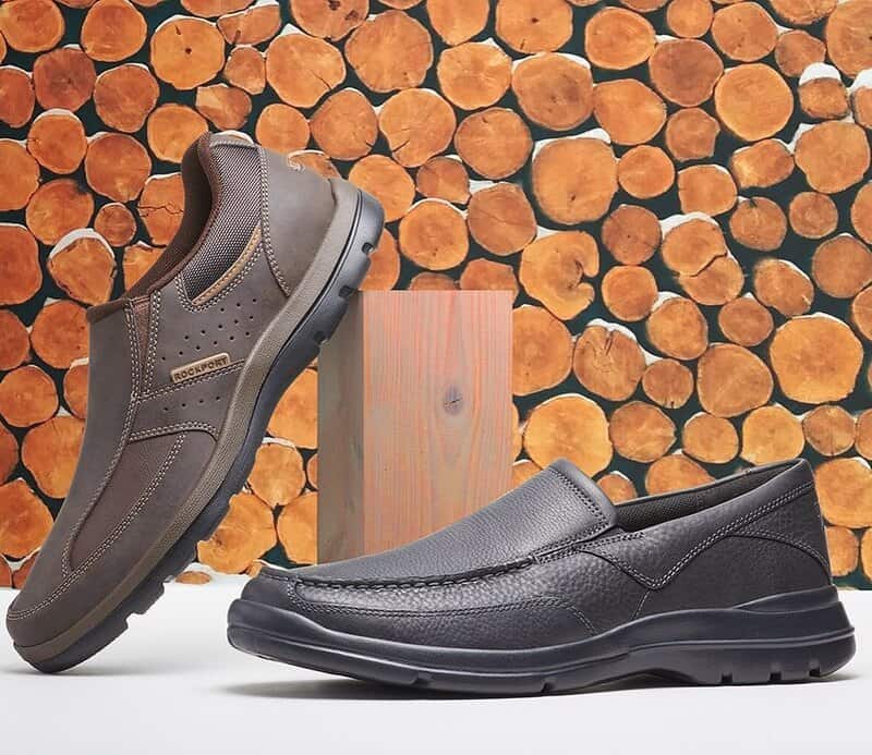 a collection of Slip-On loafers by Rockport