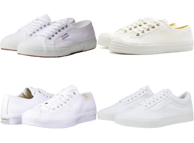the best affordable white trainers