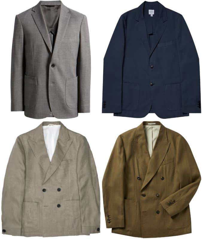The Best Unstructured Blazers For Men