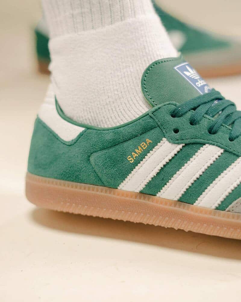 the green suedes amba by adidas