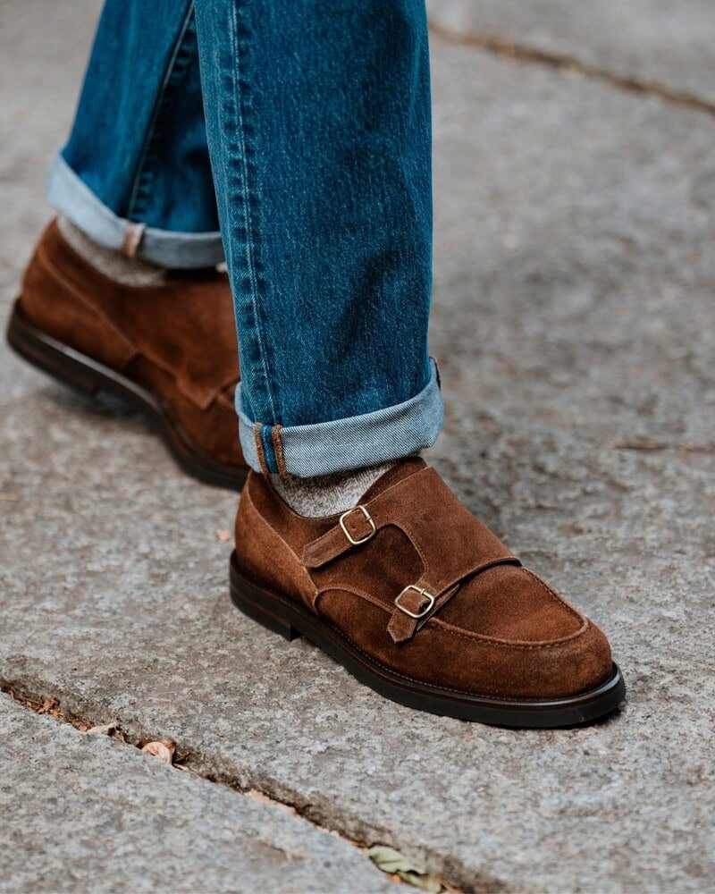 the Abbonaa Monk Strap Shoes by Velasca