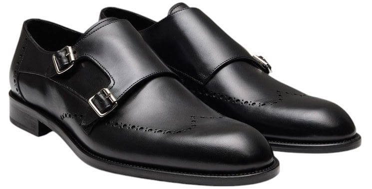 Aquila Clayton Monk Strap Shoes