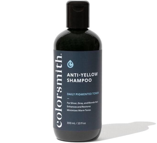 ColorSmith Anti-Yellow Men’s Toning Shampoo for Blonde, Silver, and Gray Hair