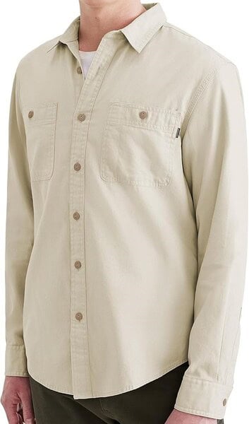 Dockers Men's Regular Fit Long Sleeve Two Pocket Work Shirt 