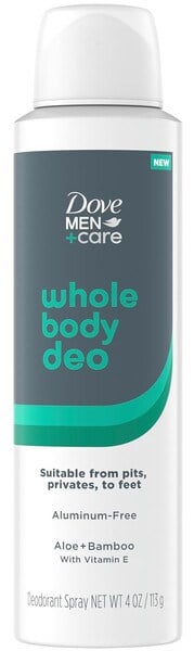 Dove Men Care Whole Body Spray: best whole-body deodorants