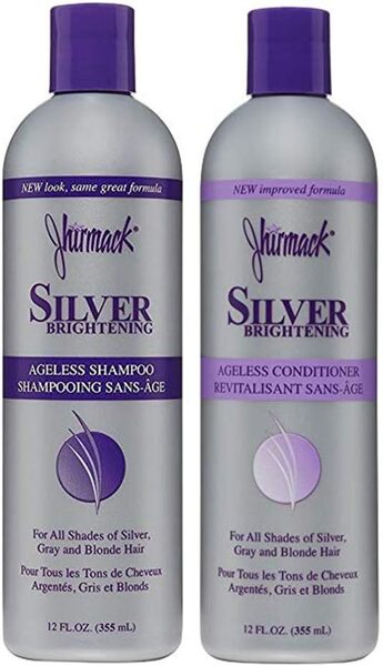 Jhirmack Silver Brightening Purple Shampoo and Conditioner Set