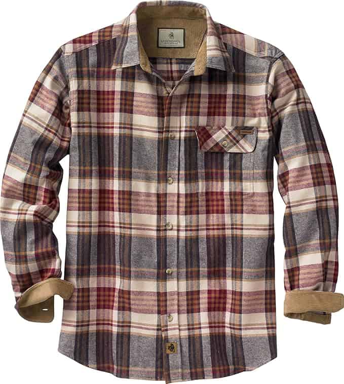 Legendary Whitetails Buck Camp Plaid Flannel Shirt