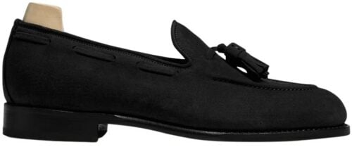 Myrqvist Black Suede Loafers