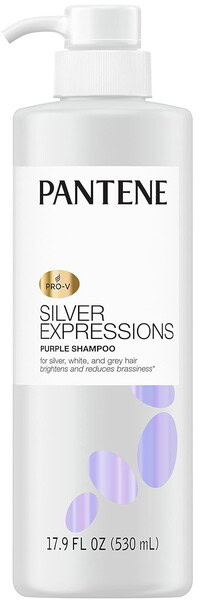 Pantene Silver Expressions, Purple Shampoo and Hair Toner: best men's shampoos for gray hair