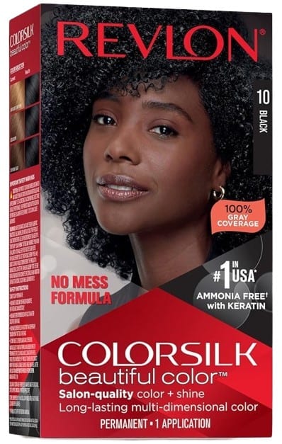 Revlon ColorSilk Beautiful Color Permanent Hair Color: best black hair dyes for men