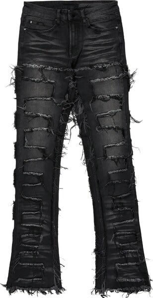Rockstar Original Shake Stacked Flare Jean: best stacked jeans for men