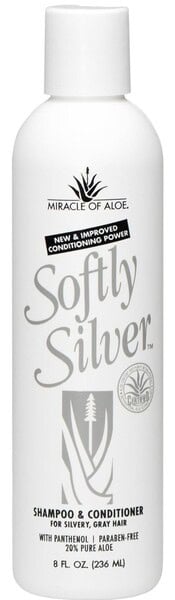 Softly Silver Shampoo for Gray Hair, 2 in 1
