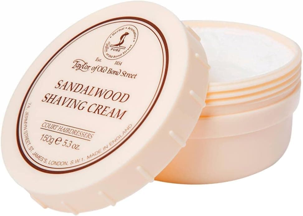 Taylor of Old Bond Street Sandalwood Shaving Cream: best-smelling shaving creams for men