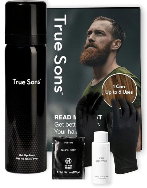 True Sons Hair Dye Foam for Men