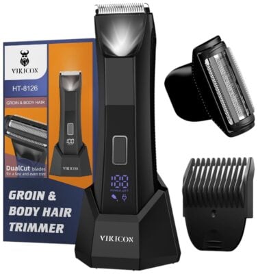 VIKICON 2-in-1 Manscape Trimmer