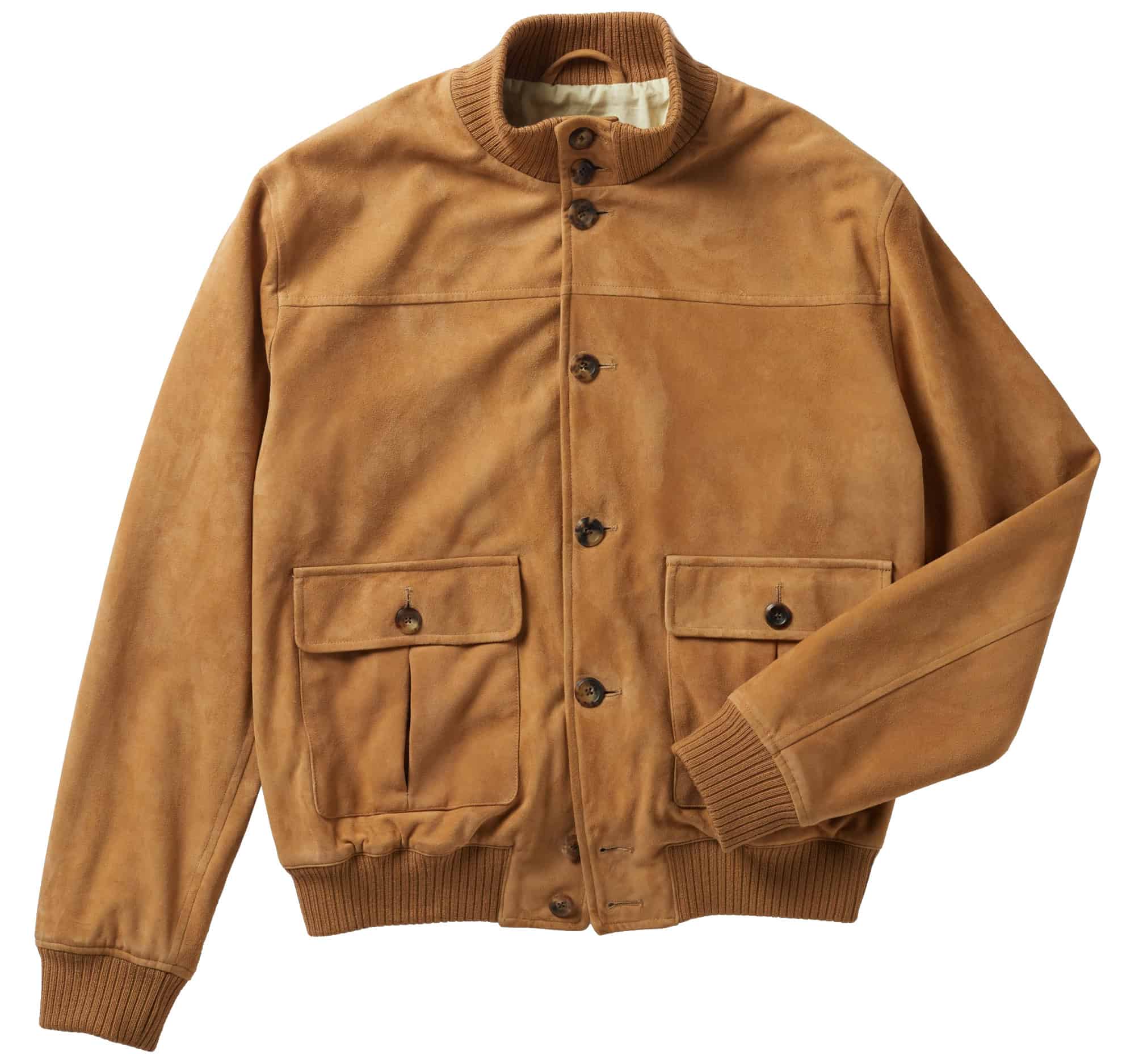 Velasca Compiano Suede Bomber Jacket