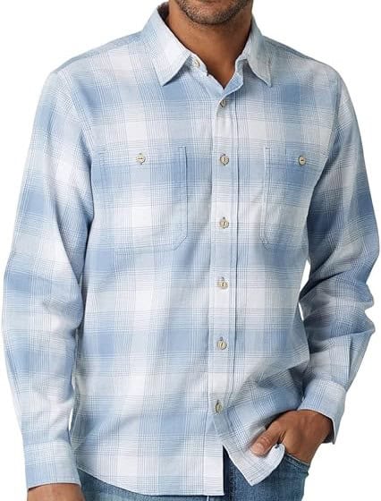 Wrangler Authentics Cloud Flannel Shirt