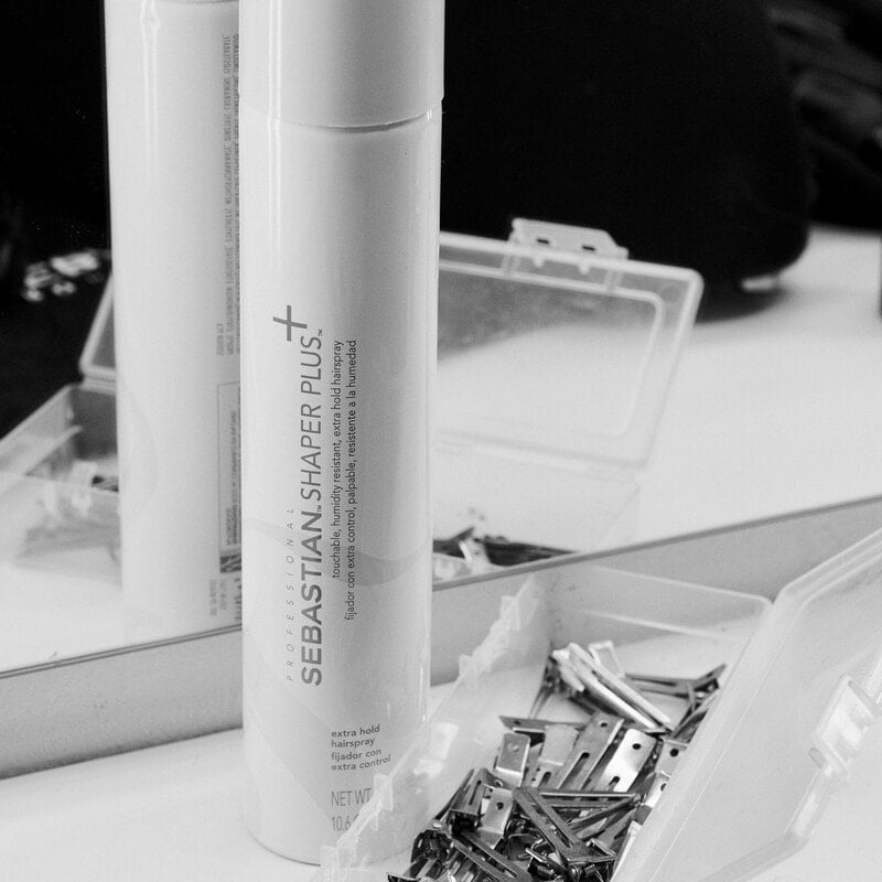 a bottle of Sebastian Shaper Plus Hair Spray