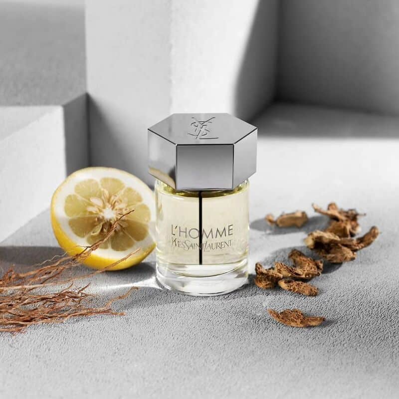 a bottle of L'Homme EDT by Yves Saint Laurent