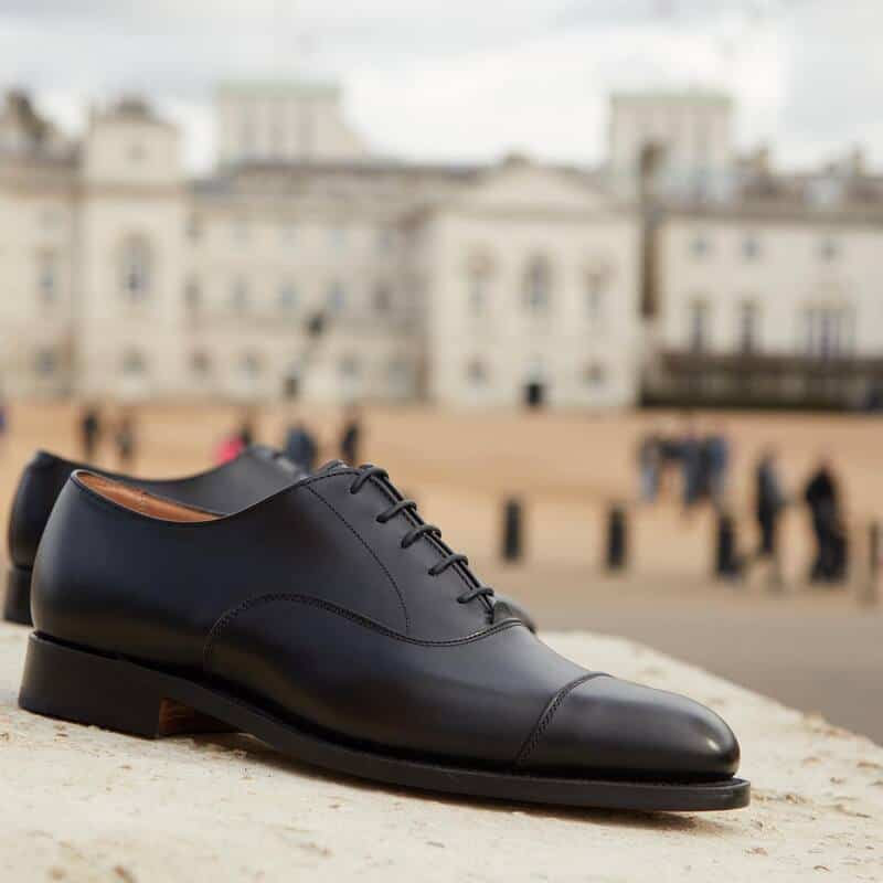 a pair of Regent cap toe oxford by Trickers