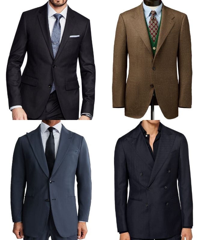 Men's bespoke suits